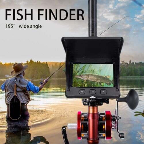 4.3 Inch Monitor Underwater Fishing Camera 1000TVL 195° Wide Angle Infrared Night Vision Monitoring Fish Finder Camera Recorder