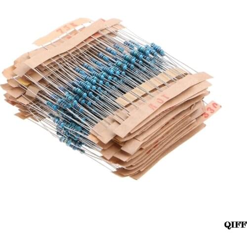 Drop Ship&Wholesale 560 Pcs 56 Value 1/4W 5% Metal Film Resistor Assorted Kit Set 1 ohm-10M ohm APR28