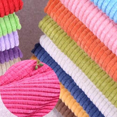 50cm*148cm Corn grain corduroy fabric bubble fabric for sofa cut pile solid color pillow cushion toy DIY