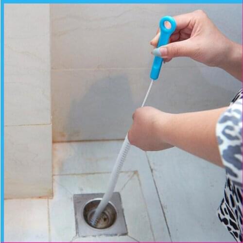 Sewer Cleaning Brush Home Bendable Sink Tub Toilet Dredge Pipe Snake Brush Tools Creative Bathroom Kitchen Accessories