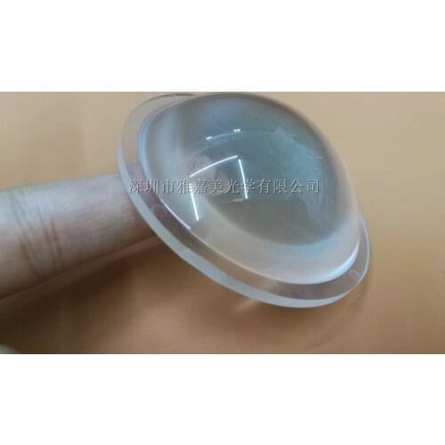 Power LED lens Diameter 72.5MM *22.2MM Matte Plastic Plano Convex lens,led optical lens,Led reflector lens