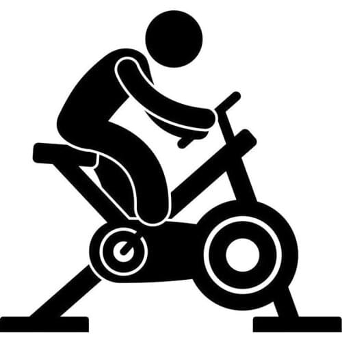 Sports Fitness Bodybuilding Sports Spinning Vinyl Fashion computer Sticker