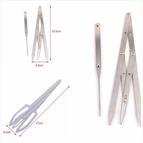 Stencil Tool Pro Golden Ratio Measure Microblading 2Styles Stainless Steel Ruler Permanent Makeup Eyebrow Tattoo Design Calipers