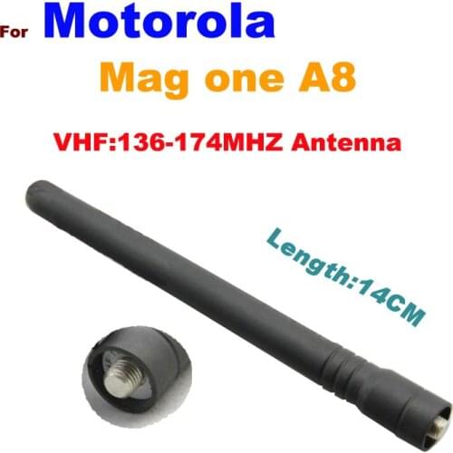 VHF:136-174MHz 14CM Antenna for Motorola Mag One A8 Portable Two-way Radio