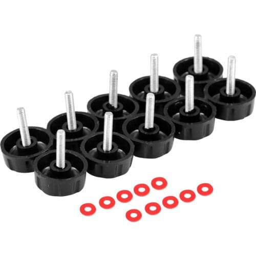 10pc 2mm Fishing Handle Grip Spare Screws Nuts for Fishing Reels Knob Power Handle Grip Fishing Tackle accessories