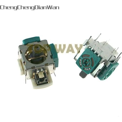 10pcs/lot 3D Analog Vibration Joystick For Xbox 360 PS2 ALPS Thumbstick Controller Sensor Module Rocker ChengChengDianWan