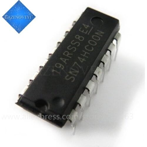 10pcs/lot SN74HC00N MC74HC00N SN74HC00 74HC00 DIP-14 In Stock