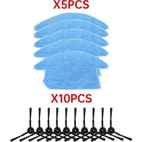 15pcs/lot High quality chuwi ilife Robot Vacuum Cleaner brush Cloths for ILIFE V7S Replacement Mop Cleaning Robot Vacuum Cleaner