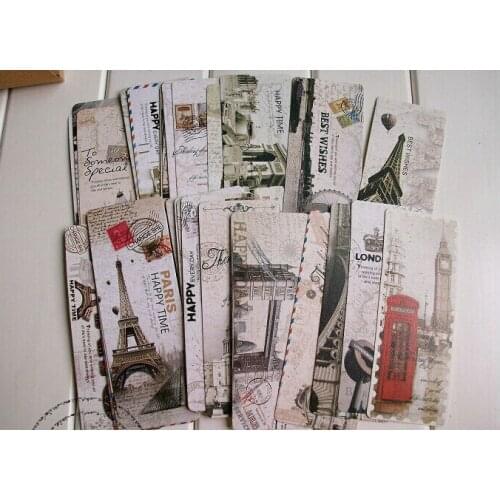 29PCS/lot Doll Retro Tower Bookmark Two Choices For Children Gift And School Using For Supplies