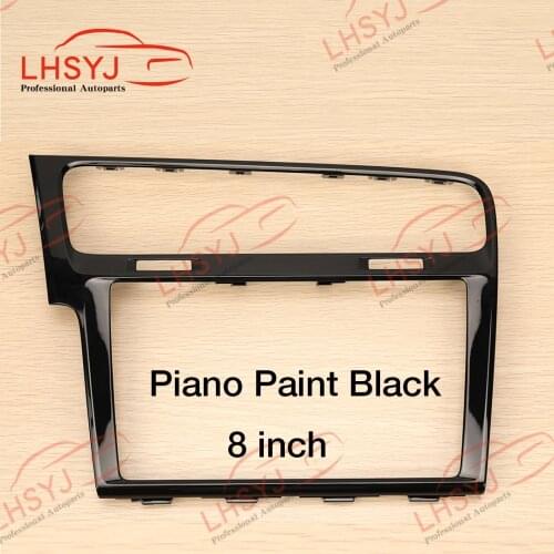 8 inch / 9.2 inch Piano Black MIB Radio Frame Panel Plates Decorative Frame For Volkswagen Golf 7 MK7 Golf 7.5 MK7.5 MIB Stereo