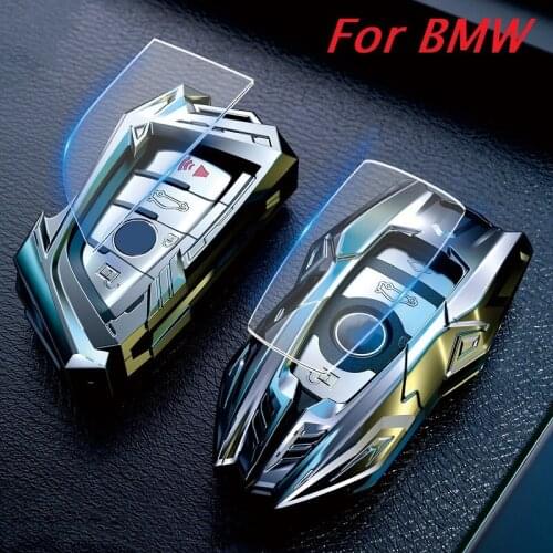 Zinc alloy Car Styling Key Fob Case Cover For BMW 1 3 5 7 Series F10 F15 F16 F30 F20 F32 E70 E53 X1 X2 X3 X4 X5 X6 M Accessories