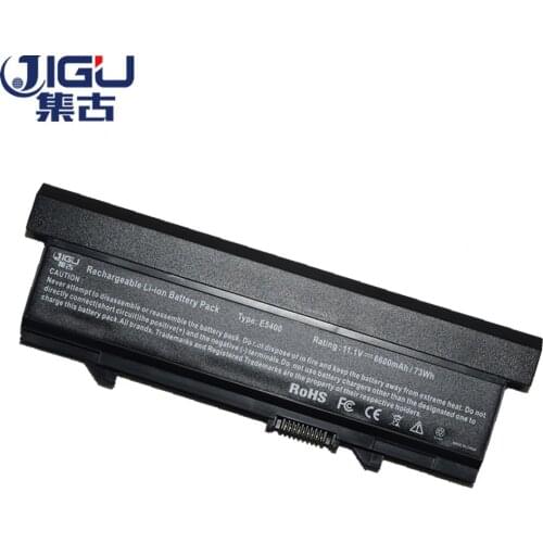 JIGU 11.1V 9 Cells Laptop Battery For Dell Latitude E5410 E5510 E5400 E5500 KM742 451-10616 KM769 312-0769 312-0762