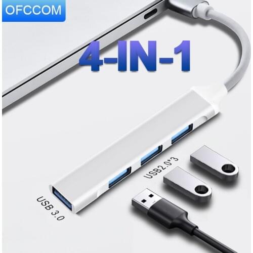 USB C HUB 3.0 Type C 3.1 4 Port Multi Splitter Adapter OTG For Lenovo Xiaomi Macbook Pro Laptop surface PC Computer Accessories