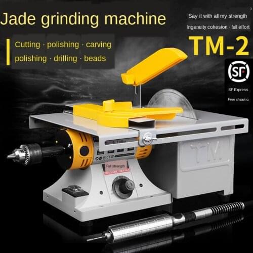 Table grinder small jade beeswax woodworking cutting, engraving, polishing and grinding electric grinding tools