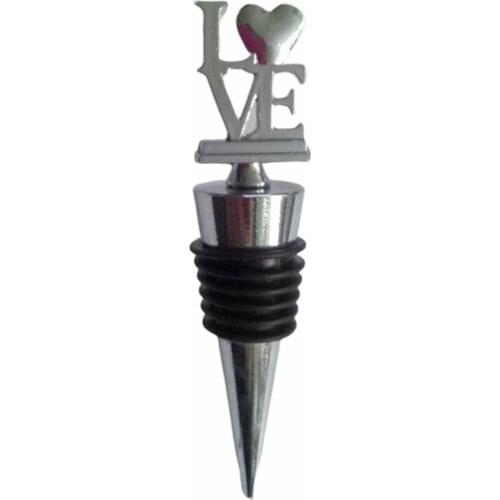 Reusable LOVE Letter Zinc Alloy Bar Beverage Wine Bottle Stopper Festival Gift