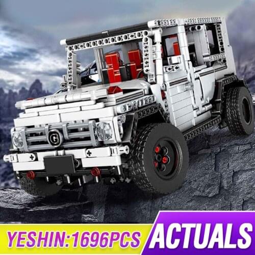 Mould King RC APP Motor MOC SUV The G500 AWD Wagon Car model Sets Building Blocks Bricks Kids Toys Gifts For Children