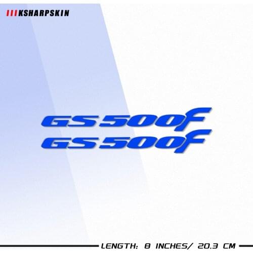 New motorcycle bicycle fuel tank sticker wheel helmet MOTO waterproof reflective logo for SUZUKI GS500F gs 500f