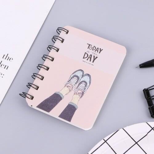 Shoe Mini Daily Office Supplies Planner Spiral Notebook Diary Notepad Memo Pad