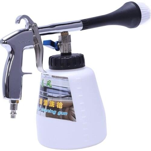 Air pulse device Tornado pneumatic dust gun car interior cleaning gun portable air gun (US interface) with brush head