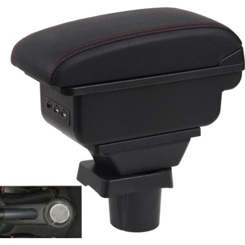 For Mitsubishi mirage Space Star armrest box central Store content Storage box USB interface