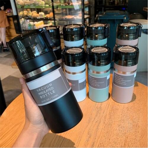 Portable Outdoor Thermos Bottle Large Capacity Stainless Steel Flask Insulated Double Wall Vacuum Water Bottle термос