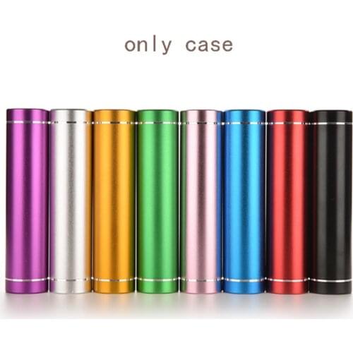 Portable Power Bank Box 18650 Li-ion Battery Charger Blank Shell for Cell Phone Tablet Electronics External USB Power Bank Case