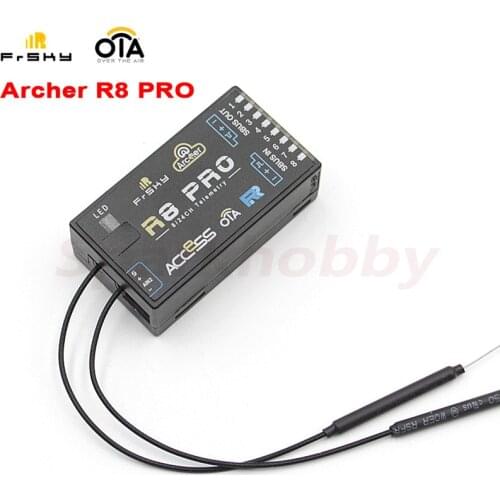 FrSky 2.4GHz ARCHER R8 Pro ACCESS OTA RECEIVER 8 High-precision PWM Channels S.Port / F.Port Anti-interference For RC FPV Drones