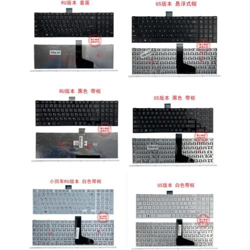 Russian RU Keyboard for TOSHIBA SATELLITE L50 L50-A C50 C50D C50-A C55D S50 S55 L70 L75 C70 C75 black same as photo