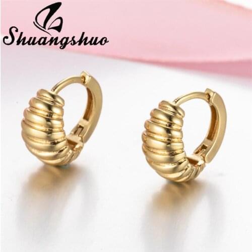 Серьги-кольца Shuangshuo China At AliExpress