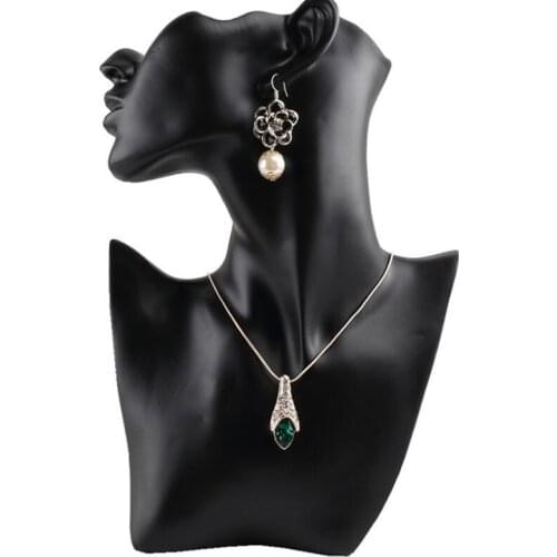 Resin Sideways Model Portrait Earring Necklace Display Stand Earring Stand Jewelry Stand Creative Jewellery Stand Props Top