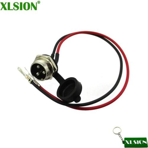 XLSION 3 Pin Connector Jack Socket For Battery Charger Razor Izip E Scooter Star II
