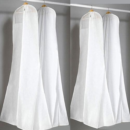 Wedding Dress Bags Clothes Cover Dust Cover Garment Bags Bridal Gown Bag For Mermaid Wedding Dress Cover