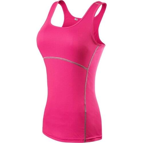 Women Girls Sports PRO Running Yoga Quick-drying Breathable Vest