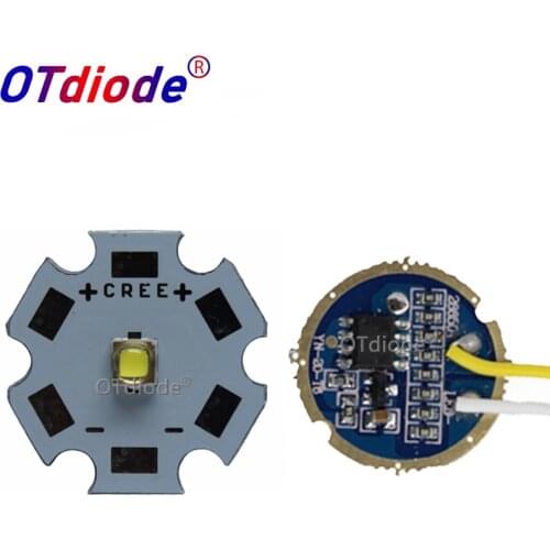 1 Set Korea LG3535 5W led Emitter Cool White Neutral White Warm White High Power LED on 20mm/16mm PCB+DC3.7V 17mm 1Mode 5 Mode