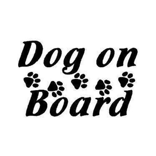 11.5cm*7.5cm Personalized Car Styling Dog Claw Dog On Board To Remind The Car Tail Stickers C5-1189