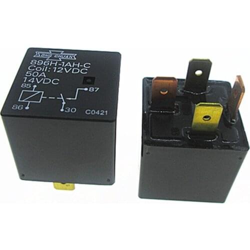 12V relay 896H-1AH-C 12VDC 896H-1AH-C-12VDC 896H1AHC 12VDC DC12V 12V 50A 14VDC 4PIN