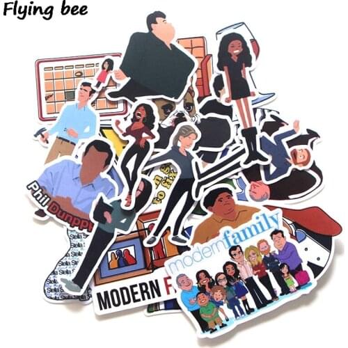 20sets/lot (24pcs/set) funny Family Stickers Waterproof Decal Sticker to DIY Laptop Motorcycle Luggage Car X0220