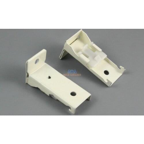 20 Pieces L Shape Curtain Track Bracket Curtain Track Brace 48x20x23mm