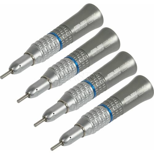 4PCS NSK Style Dental Slow Low Speed Straight Handpiece Nose Cone Standard E-type Connector