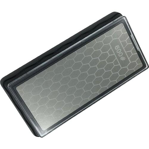 Diamond Coated 600/1200# Grit Double Sided Sharpening Kitchen Sharpener (185x92x40mm)