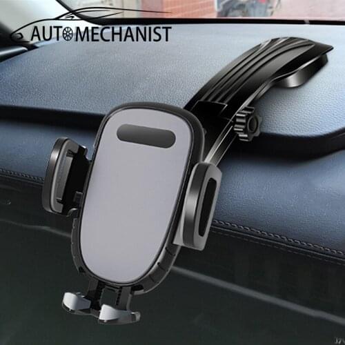 Dashboard Car Phone Holder Mobile Phone Stand in Car Cellphone GPS Support Bracket For iPhone 11 Pro Xiaomi Samsung Mount