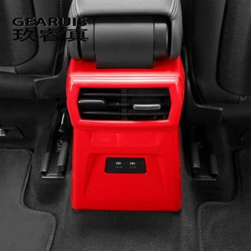 Car Styling For Audi A3 8Y 2021 Auto Interior Moulding Rear Air Condition Vent Cover Trim Air Outlet Decor Stickers Accessories