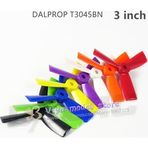 DALPROP 6 pairs T3045BN 3 blades Bullnose Propeller CW /CCW for DIY mini 130 QAV150 160 Racing Quadcopter 3 inch propeller