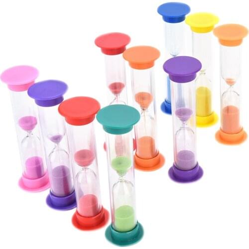 Home and bedroom decoration Hourglasses Time Deviation Colorful Sandglass Timers desktop clock Fast shipping Random