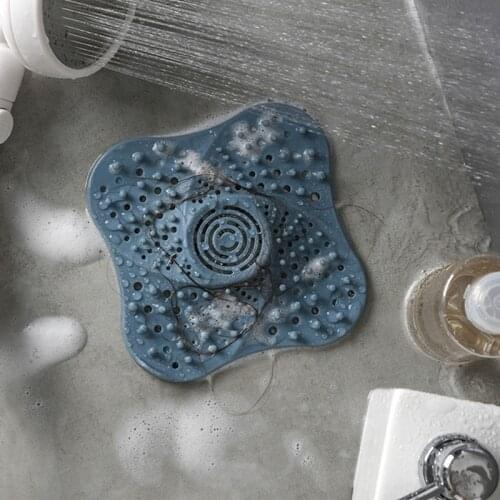 Shower Floor Drain Cover Hair Catcher Hair Stopper Sink Plug Trap Bathroom Strainer Filter
