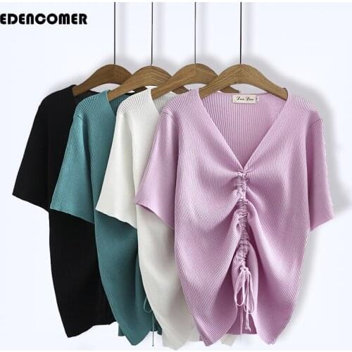 EDENCOMER Knitted Blouses