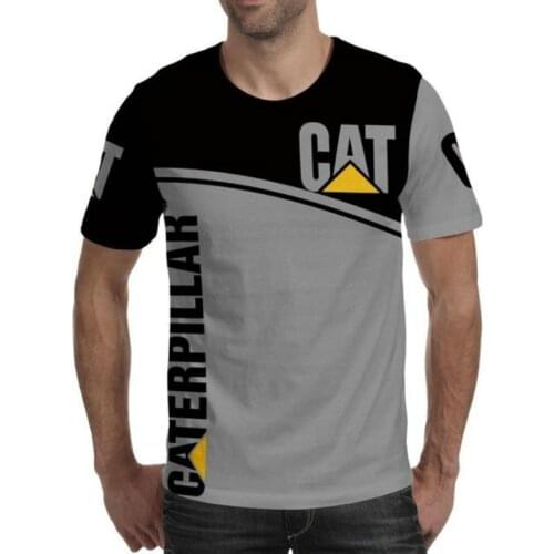 CAT print T-shirt mens and womens fashion short-sleeved T-shirts 2021s hottest new summer cool praise