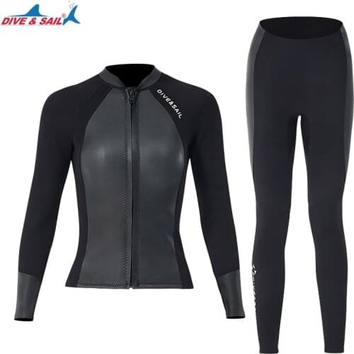 Wetsuits Tops/Bottoms 2mm Neoprene Jacket/Leggings/Vest for Swimming Kayaking Bathing Surfing Suits Scuba Diving Suit Men Women