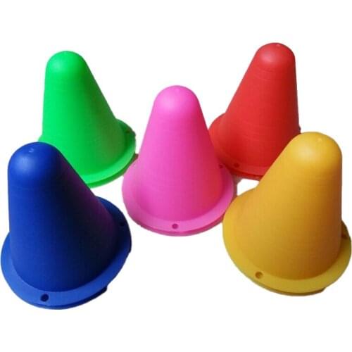 10Pcs Agility Maker Cones for Slalom Roller Skating Training Traffic Cone Sports