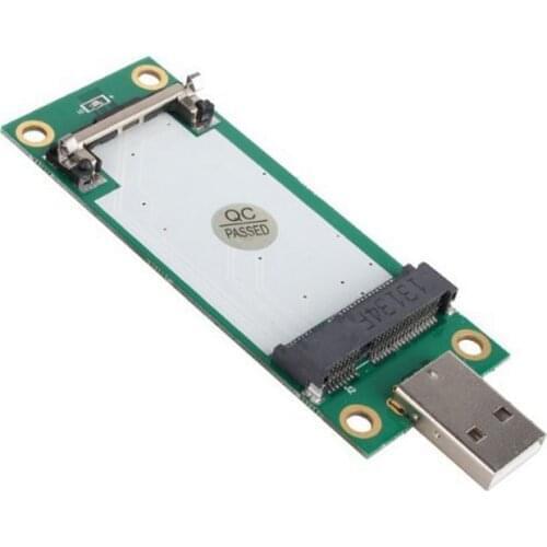 Mini PCI-E Wireless WWAN to USB Adapter Card with SIM Card Slot Module Testing Tools